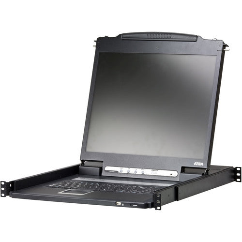 Aten CL5808N 16-Ports 19-Inch Dual Rail LCD Combo Console KVM Switch