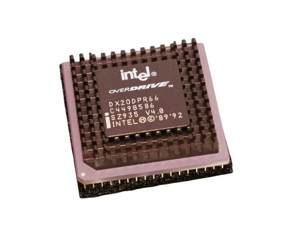 Intel Dx20Dpr66 80486 Overdrive 66Mhz 33Mhz-Bus Speed Socket-Pga168 8Kb L1 Cache Vintage Processor