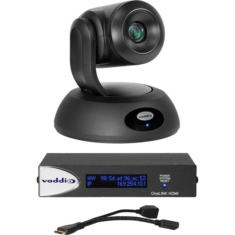 Vaddio 999-95750-400 RoboSHOT 12E HDBT OneLINK HDMI Camera System for Cisco SX