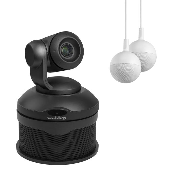 Vaddio 999-99950-200B ConferenceSHOT HD Camera System with 2 CeilingMIC