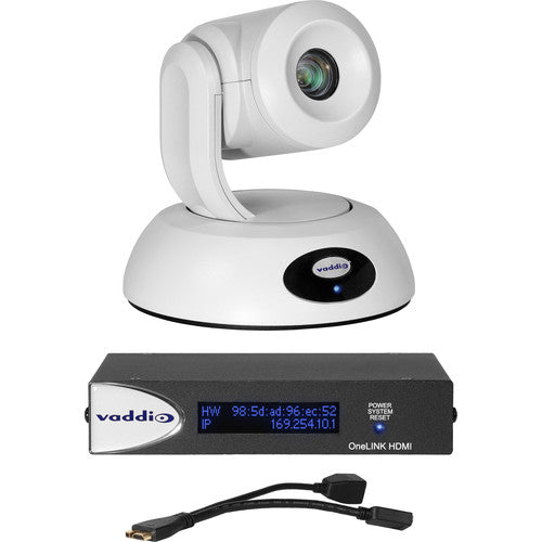 Vaddio 999-95750-400W RoboSHOT 12E HDBT OneLINK HDMI Camera System for Cisco SX