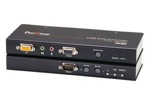 ATEN CE770 1920 x 1200 1-Port USB VGA Cat 5 Deskew Extender KVM Switch.