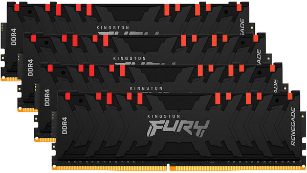 Kingston KF432C16RBAK4/32 32GB Fury Renegade RGB DDR4 SDRAM Memory Kit
