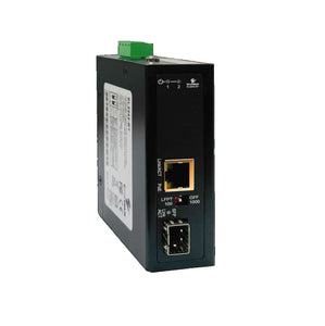 EtherWAN EL2242-BT 90W PoE+ RJ-45 to 100/1000 SFP Media Converter