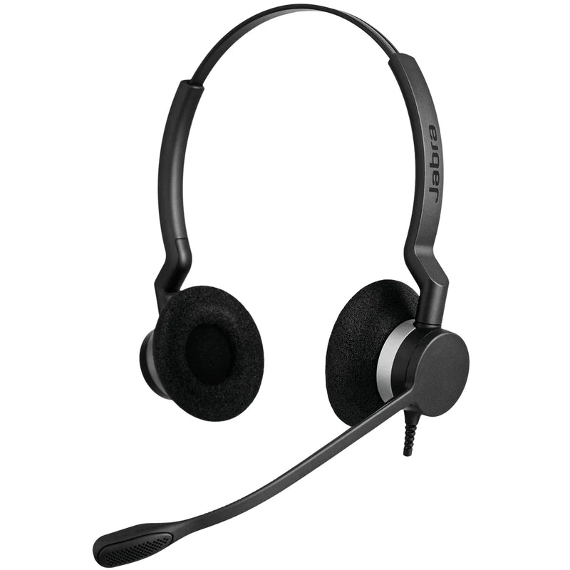 Jabra 2393-829-109 BIZ 2300 QD Duo Stereo 1.1-Inch 100 -10000 hertz On-Ear Headset.