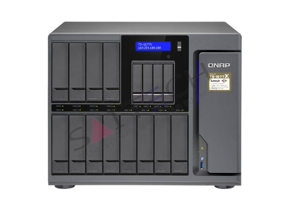 Qnap Ts-1677X-1700-64G-Us 8-Core 3.0Ghz Iscsi Nas Network Storage Storages