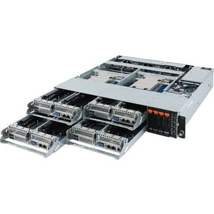 Gigabyte H242-Z11 EPYC Socket SP3 4-Nodes 128GB DDR4-SDRAM 2U Rack-Mountable Barebone Server