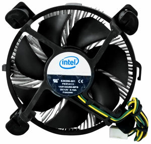 Intel E30206-001 (pack of 4 ) Socket-LGA775 12Volts DC 3-Pin Slim Aluminum Heatsink Cooling Fan