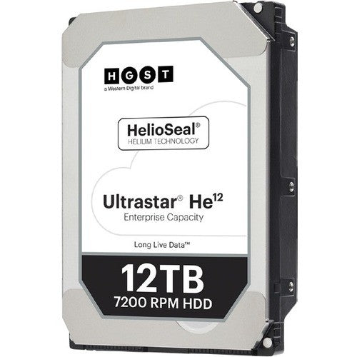 HGST 1EX1006 Ultrastar HE12 12TB SAS 12Gbps W/Carrier 4KN 3.5" Hard Drive