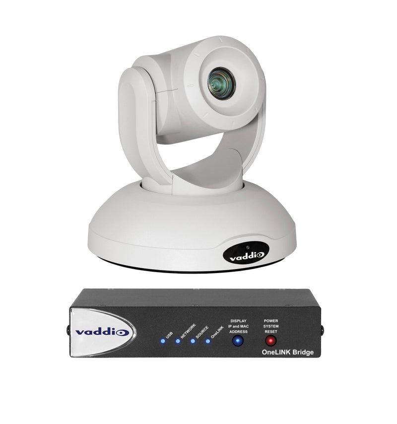 Vaddio 999-9952-200W RoboSHOT 40 UHD OneLINK Video Conferencing Camera