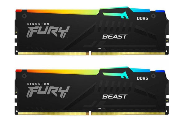 Kingston KF560C40BBAK2-32 32GB Fury Beast RGB DDR5 SDRAM Memory Kit