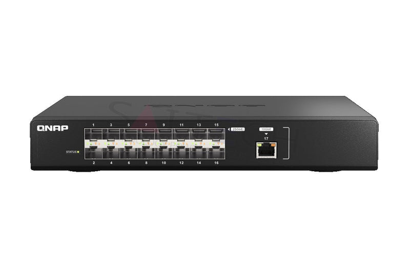 Qnap Qsw-M5216-1T-Us 16-Ports 25Gbe Fiber Managed Switch Network Storages