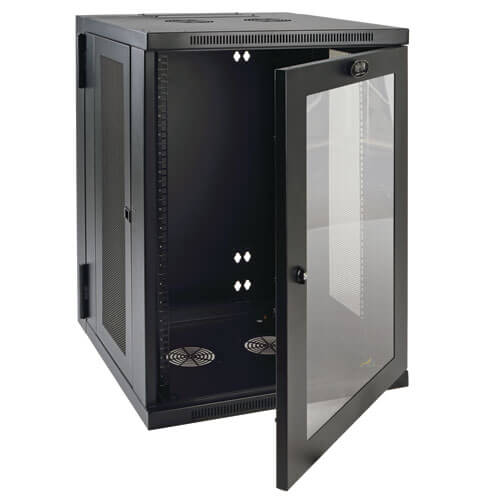 Tripp-Lite Srw18Usg 18U Wall-Mount Rack Enclosure Hinged Server Cabinet Rackmount Gad