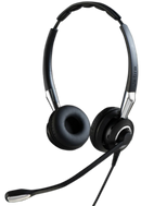 Jabra 2409-720-209 Biz 2400 Ii Qd Duo Unc Stereo 1.2-Inch 120 -4500 Hertz On-Ear Headset Headphone