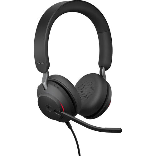 Jabra 24189-989-999 Evolve 40 Se Uc Mono 1.6-Inch 100 - 14000 Hertz On-Ear Headset Headphone