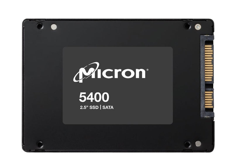 Micron MTFDDAK3T8TGB-1BC1ZABYYR 5400 MAX 3.84TB SATA 6Gbps 2.5-Inch Solid State Drive.