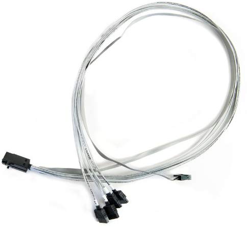 Adaptec 2279800-R ACK-I-HDm SAS-4SATA SB 8M 2.62Ft Data Transfer Cable