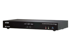 ATEN CS1842 4096 x 2160 4K 2-Ports USB 3.0 HDMI Dual Display KVMP Switch.