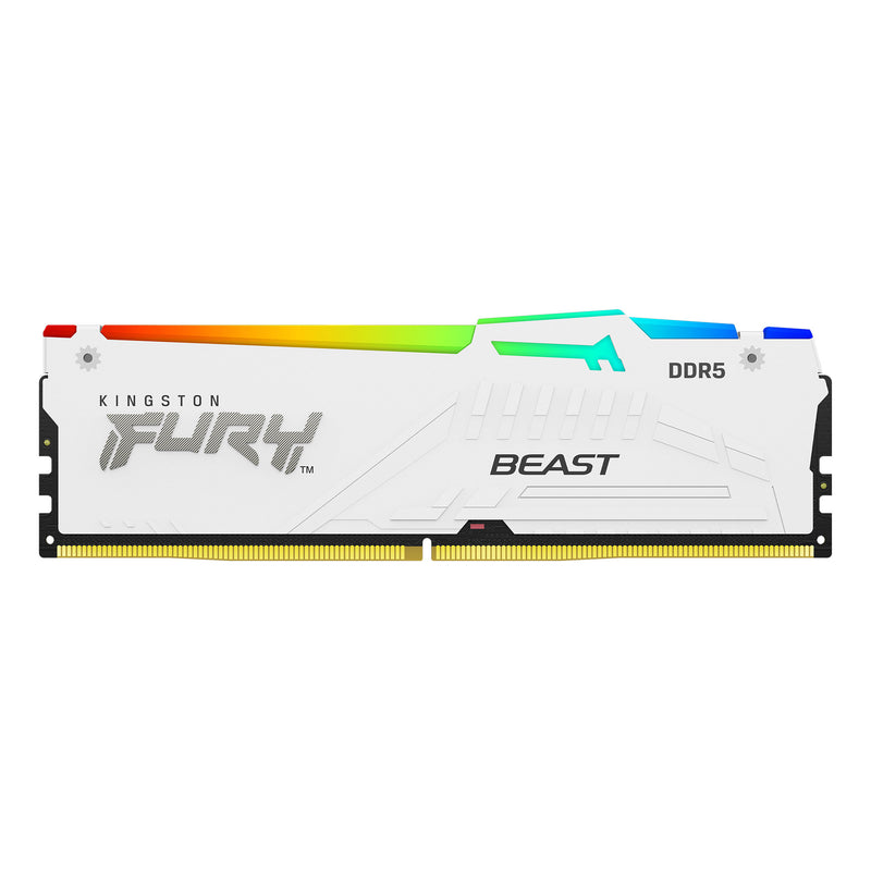 Kingston KF560C36BWEA-32 32GB Fury Beast White RGB EXPO DDR5 SDRAM Memory