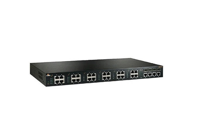 Etherwan Ex87064-A4Sc 28-Ports 100Fx Gigabit Fiber Managed Ethernet Switch