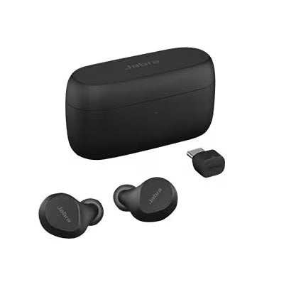 Jabra 20797-989-899 Evolve 2 Uc Stereo 0.2-Inch In-Ear True Wireless Earbuds Headphone