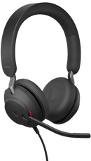 Jabra 24189-999-999 Evolve2 40 Ms Mono 1.6-Inch 100 - 14000 Hertz On-Ear Headset Headphone