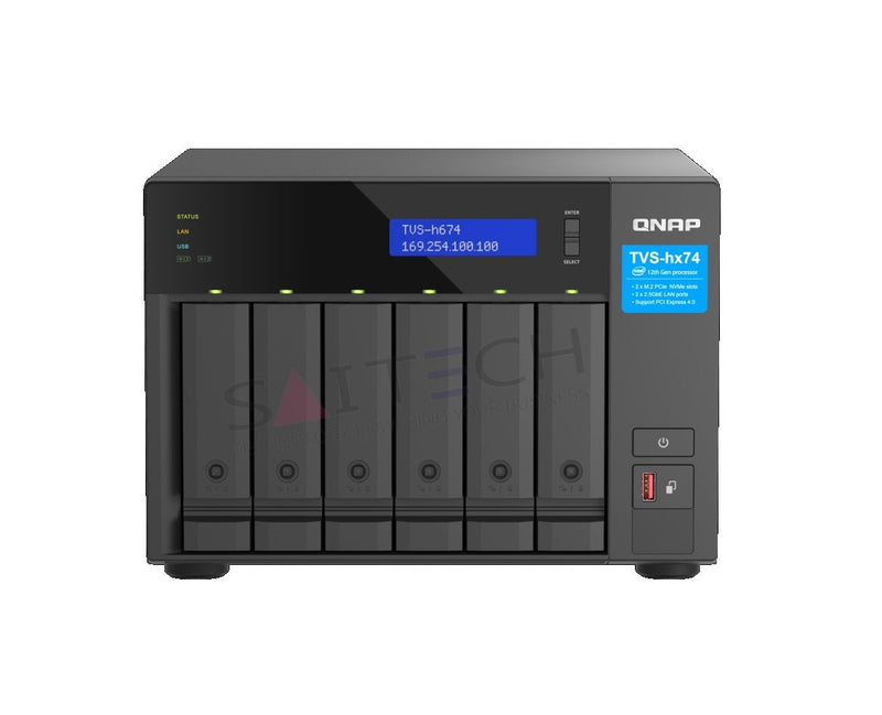 Qnap Tvs-H674-I5-32G-Us 6-Core 2.50Ghz Network Attached Storage Storages