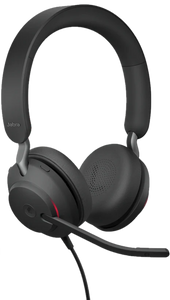 Jabra 24189-999-999 Evolve2 40 MS Mono 1.6-Inch 100 - 14000 hertz On-Ear Headset