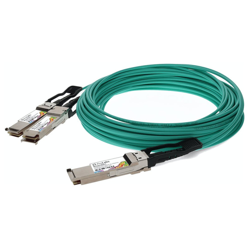 Mellanox MFS1S50-H010E 200Gb/s QSFP56 to 2xQSFP56 10m Active Optical Splitter Cable