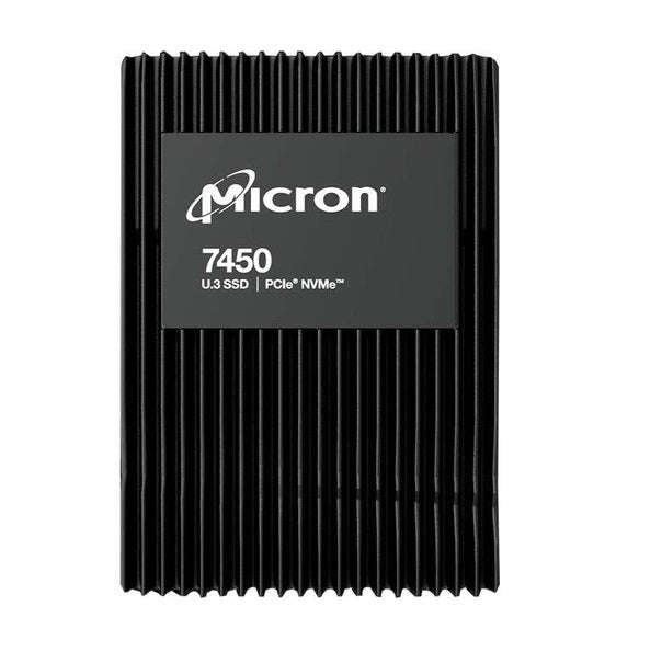 Micron MTFDKCC3T2TFS-1BC15ABYYT 7450MAX 3.20TB PCI Express NVMe 4.0x4 2.5-Inch Solid State Drive.