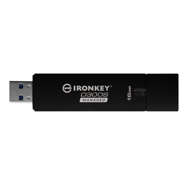Kingston Ikd300Sm/16Gb Ironkey 16Gb D300S Managed Usb3.1 Flash Drive Memory