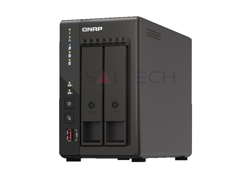 Qnap Ts-253E-8G-Us 4-Core 2-Bays 2.60Ghz Nas Storage System Network Storages