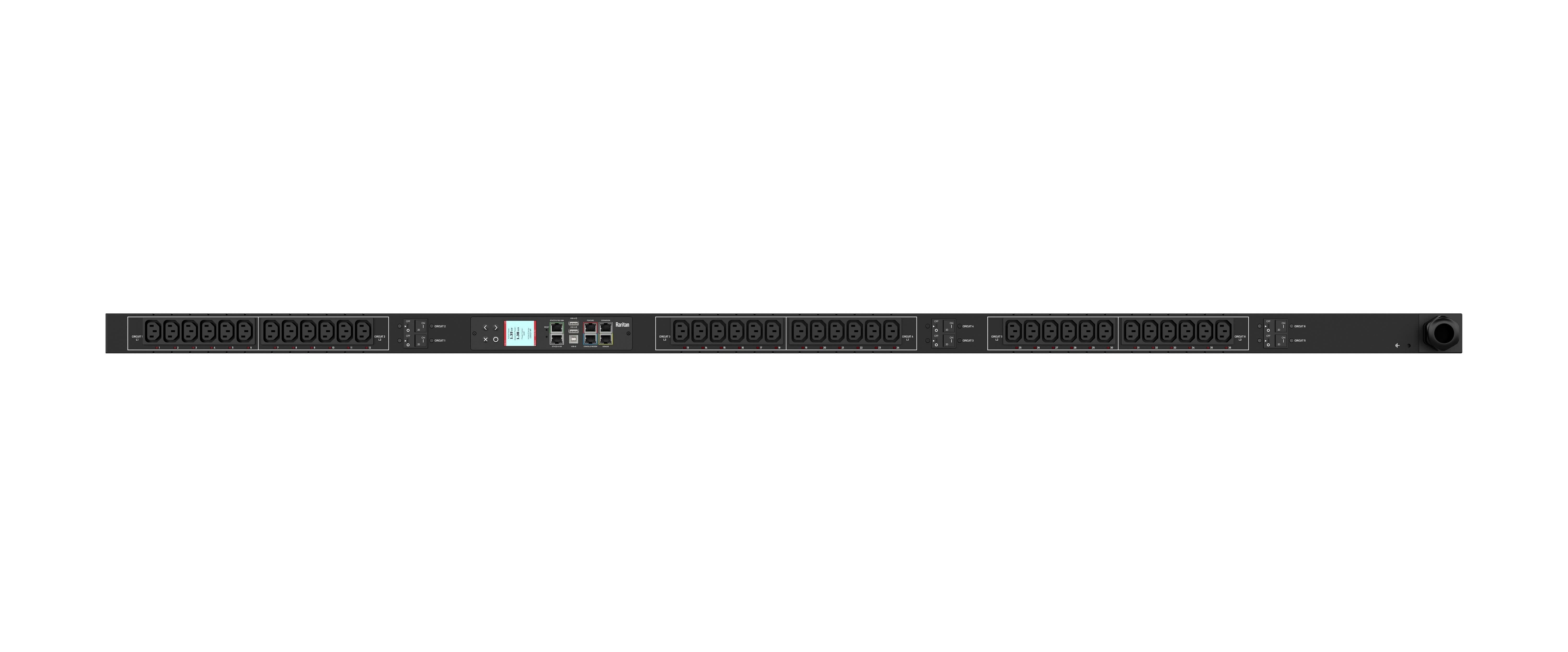 Paritan Rack Device Raritan PX3-5703-V2 3-Phase 36-Outlets 400V Rack-Mount PDU