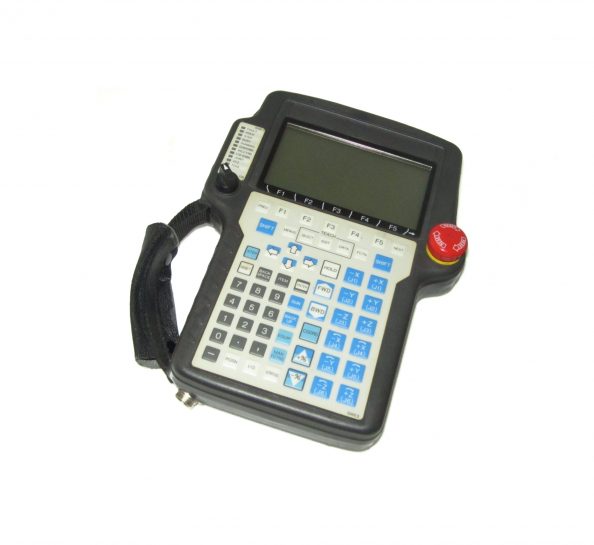 Fanuc A05B-2301-C370 Teach Pendant for R-J3IB Robot Controlled Material Handling Meter.