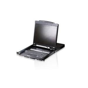 Aten CL5816N 19-Inch LCD 16-Ports Dual Rail Combo Console KVM Switch