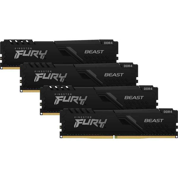 Kingston KF432C16BBK4/128 128GB Fury Beast DDR4-3200MHz SDRAM Memory Kit