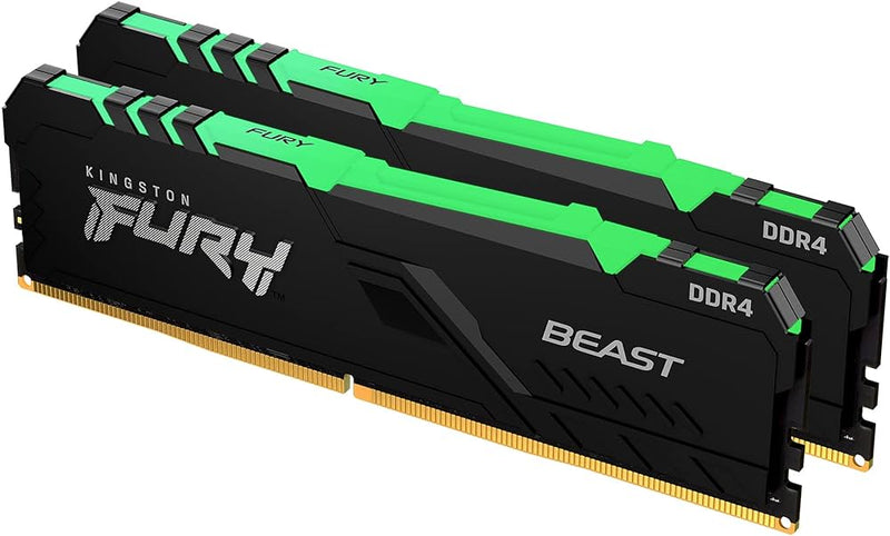 Kingston KF426C16BBAK2/64 64GB Fury Beast RGB DDR4 SDRAM Memory Kit