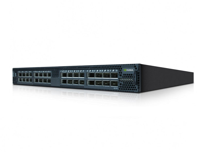 Mellanox MSN2700-CSBFC Spectrum 32-Ports 2.20GHz Rack-Mountable Ethernet Switch.