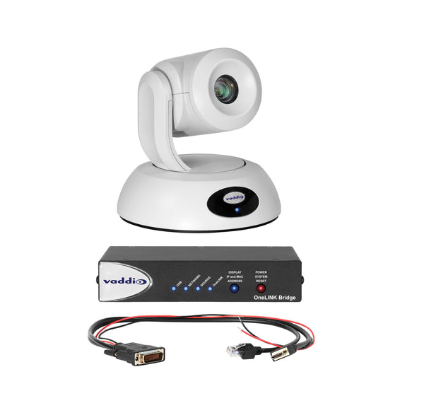 Vaddio 999-96450-500W Roboshot 12E Hdbt Onelink Bridge Camera System Gad