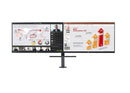 LG 27BP88QD-B2 27-Inch 2560 × 1440 QHD Ergo Dual IPS LCD Monitor 