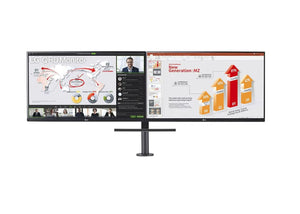LG 27BP88QD-B2 27-Inch 2560 × 1440 QHD Ergo Dual IPS LCD Monitor