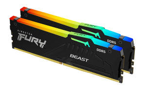 Kingston KF552C40BBAK2-32 32GB Fury Beast RGB DDR5 SDRAM Memory Module