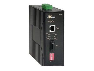 EtherWAN EL900-A-E-1-A Hardened 10/100TX to 100FX Fiber Media Converter