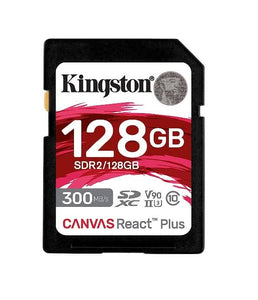 Kingston SDR2/128GB Canvas React Plus 128GB SDXC Memory Card