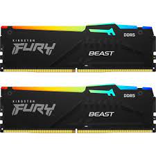 Kingston KF552C40BBAK2-64 64GB Fury Beast RGB DDR5 SDRAM Memory Kit