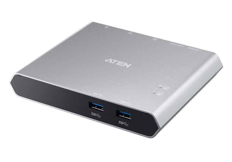 ATEN US3310 3840 x 2160 UHD 2-Ports USB-C Gen 1 Dock KVM Switch.