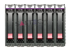 HPE R0Q65A MSA 7.2TB 1000RPM SAS-12Gbps 6-PK 2.5-Inch Hard Drive Bundle