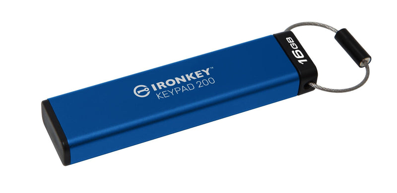 Kingston Ikkp200/16Gb Ironkey 16Gb Keypad 200 Usb3.2 Flash Drive Memory