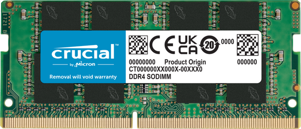 Crucial CT16G4SFD824A 16GB DDR4 2400MHz SODIMM 260-Pin Memory Module