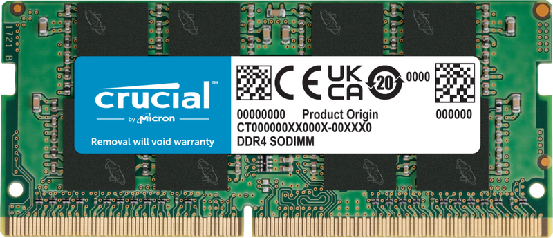 Crucial CT16G4SFD824A 16GB DDR4 2400MHz SODIMM 260-Pin Memory Module